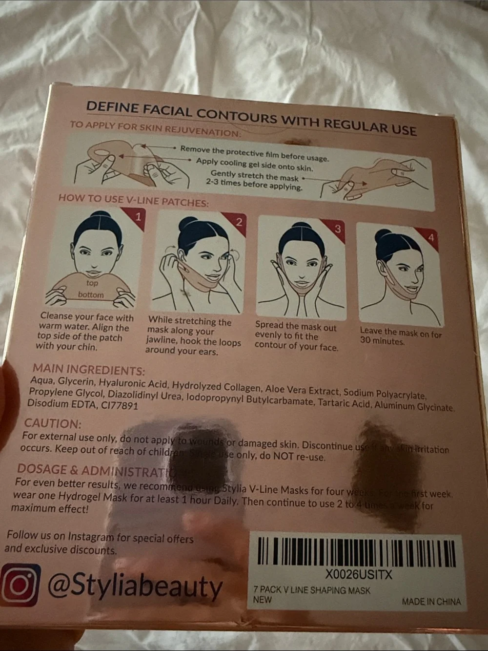 NWT Pack Mouth Tape and Neck Masks to help with Jawline
